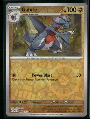 SV04: Paradox Rift #095/182 Gabite Reverse Holo - Image 1 of 2