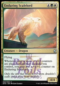 Enduring Scalelord 1x FOIL DTK MTG Dragons of Tarkir Uncommon MINT green white - Picture 1 of 1