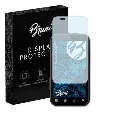 Bruni 2x Protective Film for Motorola DEFY Screen Protector Screen Protection - Image 1 of 4
