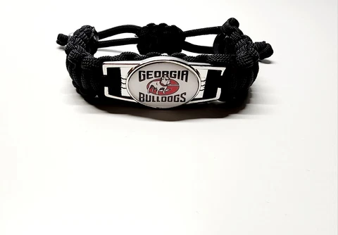 Georgia Bulldogs Adjustable Charm Bracelet Fan Apparel & Souvenirs College NCAA Cover