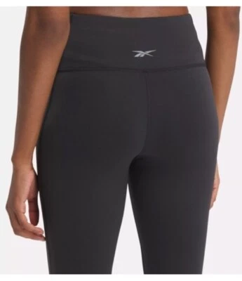 Women’s Reebok Size Small Leggings Lux High Rise Gray  Training - Image 1 of 4