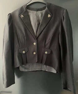 Chaqueta tradicional de mujer Janker negra talla 40 de original Loden Fürst - Imagen 1 de 3