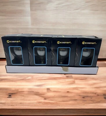 EcoSmart 40-Watt Equivalent G30 Dimmable Horizontal Filament LED 4 Pack - Image 1 of 4