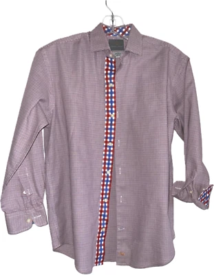 Рубашка на пуговицах Thomas Dean для мальчиков узор гончая размер M (10-12) - Изображение 1 из 4