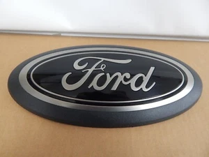 New OEM 2018-2023 Ford F-150 Front Grill 11" Emblem Smoked Black Namplate Badge - Bild 1 von 4