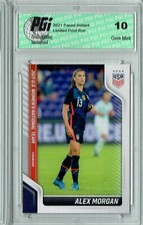 Alex Morgan 2021 Panini America #25 USWNT Short Print (SP) Trading Card PGI 10