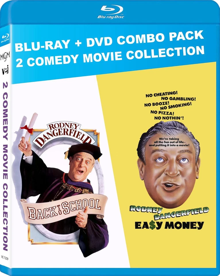 Back To School/Easy Money (Blu-ray + DVD, 2022, 2-Disc) *NEW SEALED* Dangerfield - Image 1 of 1