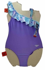 Speedo Youth 1-piece Swimsuit UPF 50+ Chlorine Resistant Size M(10) NEW W/tags - Picture 1 of 6
