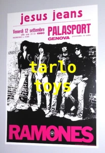 RAMONES - Genova, Italy - 12 settembre 1980 - poster concerto anastatica -3060 - Bild 1 von 2