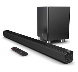 Barra de sonido TV + subwoofer, BT, HDMI ARC, USB, AUX-IN, remoto, MAJORITY K2, COMO NUEVO - Imagen 1 de 2