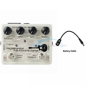 Caline Preamp DI Box For Acoustic Guitar Effect Pedal 9V DC True Bypass CP-67 CE