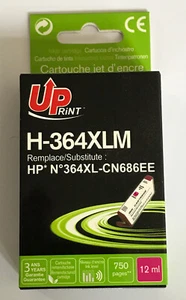 DESTOCKAGE UPRINT CARTOUCHE COMPATIBLE QUALITE HP 364 XL / CN686EE MAGENTA @ NEW - Photo 1/4