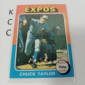 1975 Topps Chuck Taylor #58 Set Break Montreal Expos - Picture 1 of 2