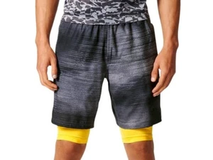 adidas Climacool 2-in-1 SpeedBreaker Ausbilding Schwartz Herren Kurz Hose - Bild 1 von 9
