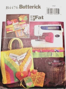 Accesorios y organizadores de costura Butterick 4476 Fat Quarters patrón Catchall - Imagen 1 de 2