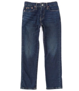 Polo Ralph Lauren Big Boy's, 8-20 The Sullivan Slim Jeans, Dark Blue, 14 - Picture 1 of 2