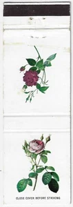 Barton-Cotton Flower Sets Moss & Bengal Rose FS Empty Matchcover - Picture 1 of 3