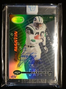 2020 Panini Honors Curtis Martin Recollection Collection 2000 On-Card Auto /5 - Bild 1 von 2