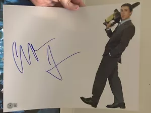 Beckett zertifiziert Christian Bale American Psycho Batman Star signiertes Foto 11x14 - Bild 1 von 1