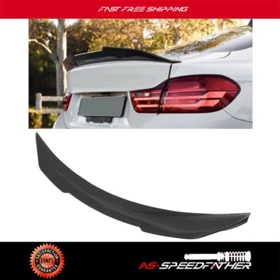 For BMW F36 420i 428i 435i 440i Gran Coupe PSM Rear Spoiler Full Carbon Fiber - Image 1 of 4