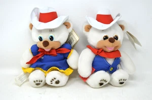 Hasbro Hidy & Howdy Calgary Winter Olympic Plush Stuffed Toy Multicolor 8.5" - Picture 1 of 4