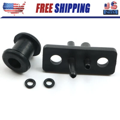 Flange de plástico tanque de combustível linha dupla para Honda ATC 70 90 110 125 TRX 70 125  - Imagem 1 de 4