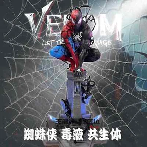 Spiderman Venom Symbiote Figure Spider Man Figures Venom Figurine Pvc Desktop - Picture 1 of 18