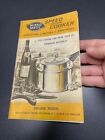 Vintage Mirro-matic Speed Pressure Cooker Booklet Directions Recipes 1972 64 pag