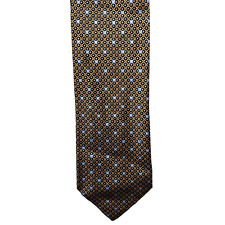 ITALO FERRETTI Men's Silk Necktie ITALY Luxury Geometric 3.75 x 59
