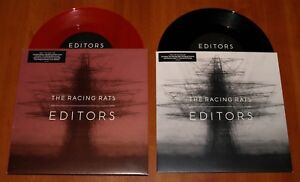 EDITORS THE RACING RATS 2x 7" RED & BLACK VINYL SET 2007 UK LIMITED EDITION New