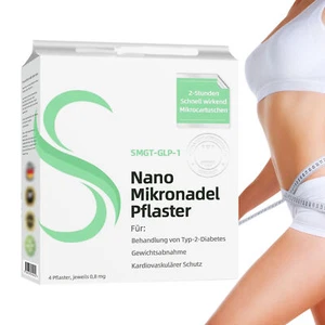 4pcs Nano Microneedle Patch, SMGT-GLP-1 Patch forWomen &Men, Skin Care Best - Picture 1 of 9