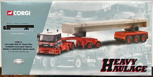 Corgi CC11802 Leyland DAF 85 Tractor, Tandem Axle Jeep Dolly, Bogey And Concrete - Picture 1 of 11