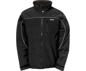 CAT Caterpillar Mens Black Soft Shell Storm Blocker Full Zip Jacket Large NWT - Picture 1 of 12