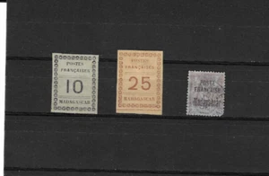 Franz. Kolonien, Posten von 3 Marken, ungebraucht/ gestempelt ( 9,11,22) - Bild 1 von 1