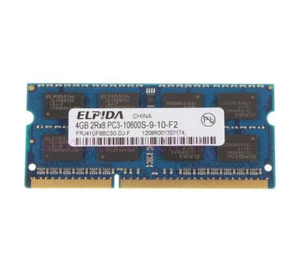 Elpida 4GB Intel 2Rx8 PC3 10600 Laptop Memory RAM NON ECC SODIMM DDR3 1333Mhz #N - Picture 1 of 4