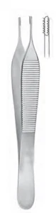 veterinary Adson Brown 4 3/4" Fenestrated Handle Regular stainless EV11188-12F - Picture 1 of 1