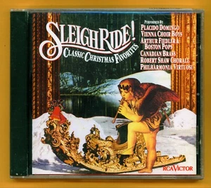 Sleighride! 24 Classic Christmas Favorites - 72 Mins 1992 NEW RCA Victor CD - Foto 1 di 2