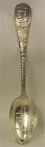 Battleship Maine Spoon Captain Sigsbee Silverplate Souvenir Antique A Beauty #19 - Picture 1 of 7
