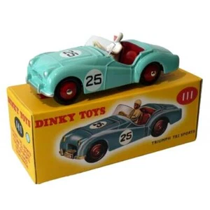 Triumph TR2 Sports Dinky toys Atlas Diecast coche a escala - Imagen 1 de 2