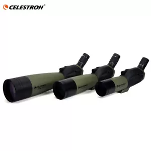 Celestron Ultima 100-45 Degree 22-55/60/66x100MM Angled Zoom Spotting Scope - Picture 1 of 15