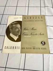 33CX 1033 Handel / Tchaikovsky - VON KARAJAN / Philharmonia BLUE/GOLD label LP - Picture 1 of 4