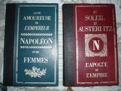 Napoléon 2 volumes éditions Famot 1974 Austerlitz/N. et les femmes - Photo 1/4