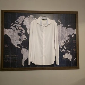 Murano Large Oberhemd Herren weiß Langarm Knopfleiste Slim Fit super weich - Bild 1 von 7