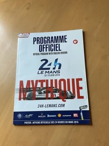 2016 Official 24hr Le Mans Programme with Poster - Picture 1 of 4