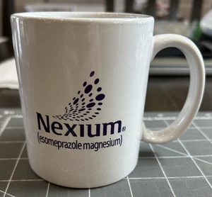 Nexium the Purple Pill AstraZeneca AZ Pharmaceutical Advertising Promotional Mug - Picture 1 of 6