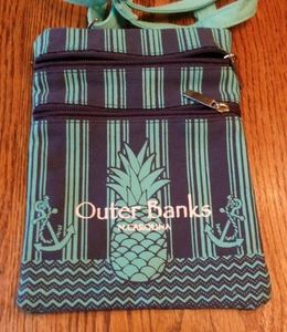 Shantie Outer Banks N. Carolina Over The Shoulder Small Bag Pineapple Anchors EU - Picture 1 of 2