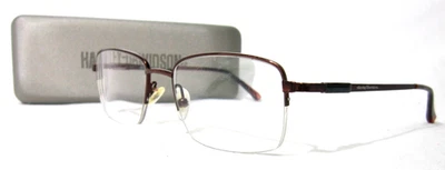 Marco de gafas Harley Davidson HD 273 53-19-140 marco de media gafas de metal marrón Foto 1 de 4