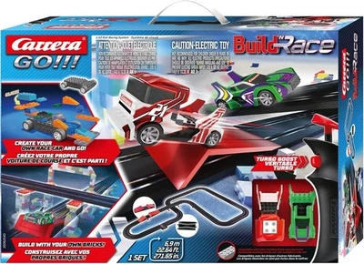NEW Carrera GO!!! Build N Race 20062540 Racing Set 6.9m Slot Car Race Track Set - Image 1 of 4