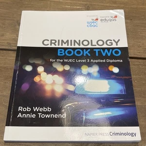 Criminology Book Two for the WJEC Level 3 Applied Diploma - Imagen 1 de 9