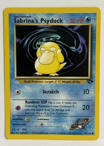 Sabrina's Psyduck 99/132 Gym Challenge Regular - Picture 1 of 2